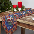 Τραβέρσα Χριστουγεννιάτικη D005 33X160 Blue